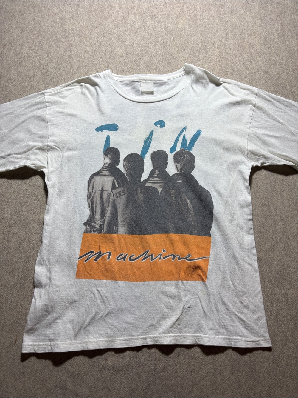 DAVID BOWIE TIN MACHINE Vintage Original 1991 Concert Tour T-Shirt (13)